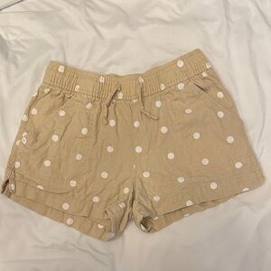 Tan Polka Dot Shorts
